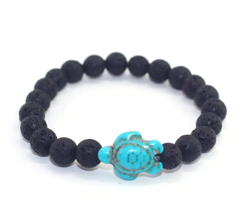 Горячая продажа 1 3 шт морские бусины в виде черепахи браслеты для женщин и мужчин