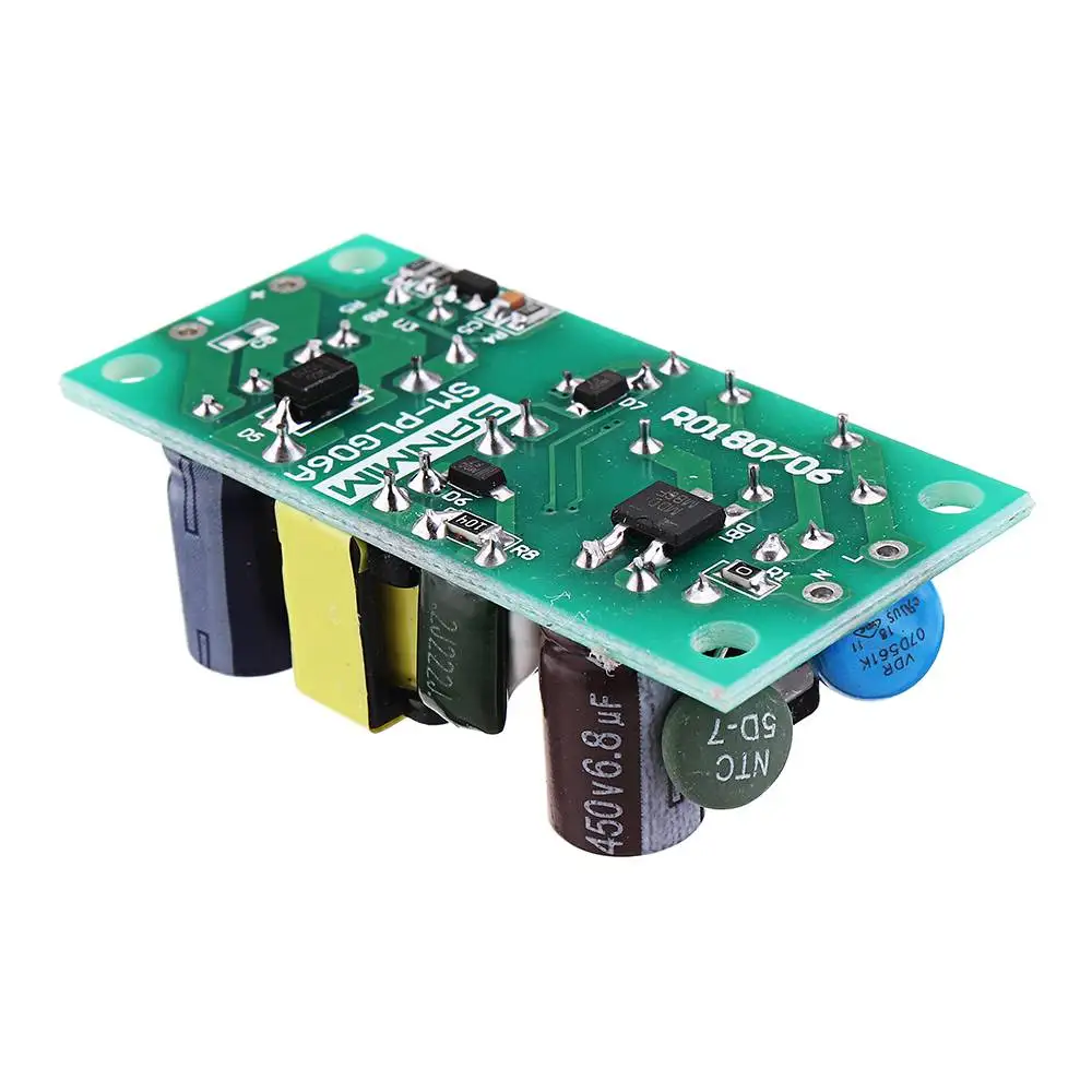 AC-DC 220V постоянного тока до 12В импульсный источник Питание изолированный модуль Питание несмонтированная плата зарядного устройства/12V0. 5A