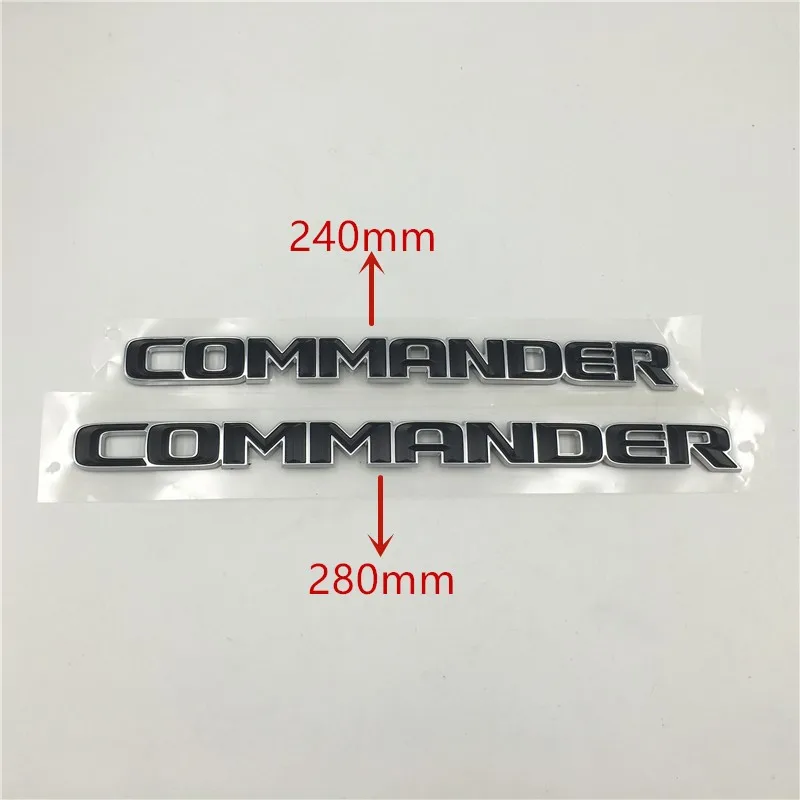 Для Jeep Grand Commander задний багажник хвост эмблема Боковая дверь брызговик логотип