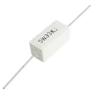 33K Ohm 5 5W Watt Ceramic Cement Power Resistor X10pcs|resistor array|cementcement coating |