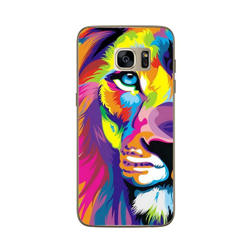 For Samsung Galaxy S7 Luxury Phone Case Beauty and the beast Lion Dog Design Soft Skin Bag Funda Coque |