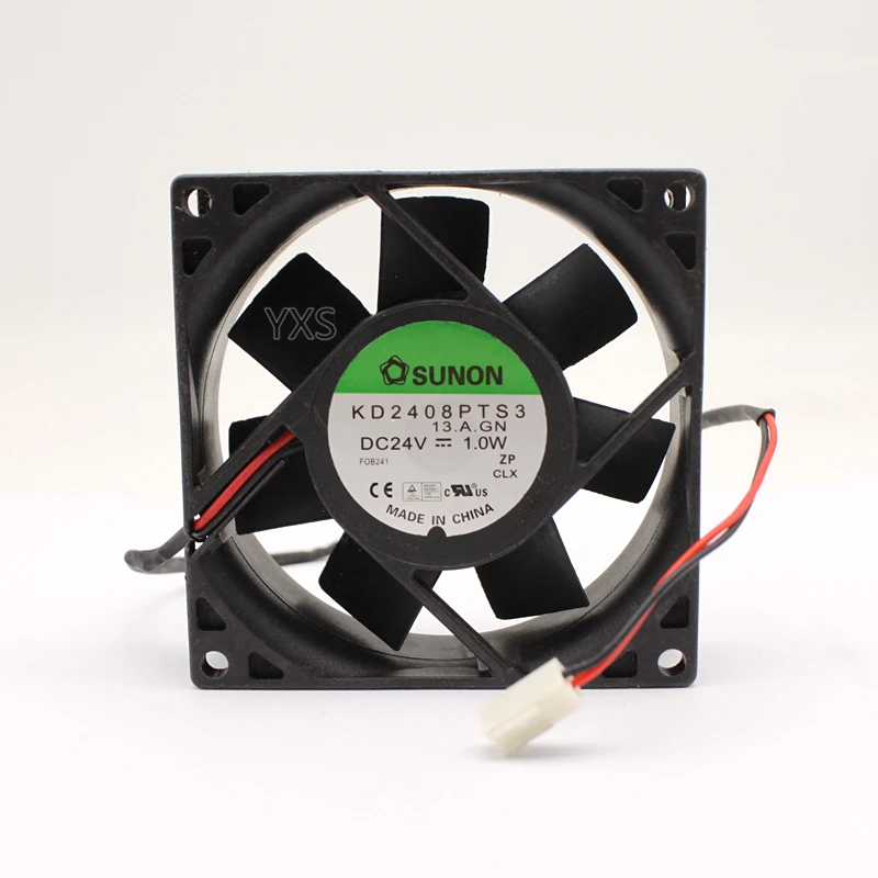 KD2408PTS3 1.0W 8025 DC 24V 8CM 80*80*25MM 2200RPM Axial Cooling Fan | Электроника