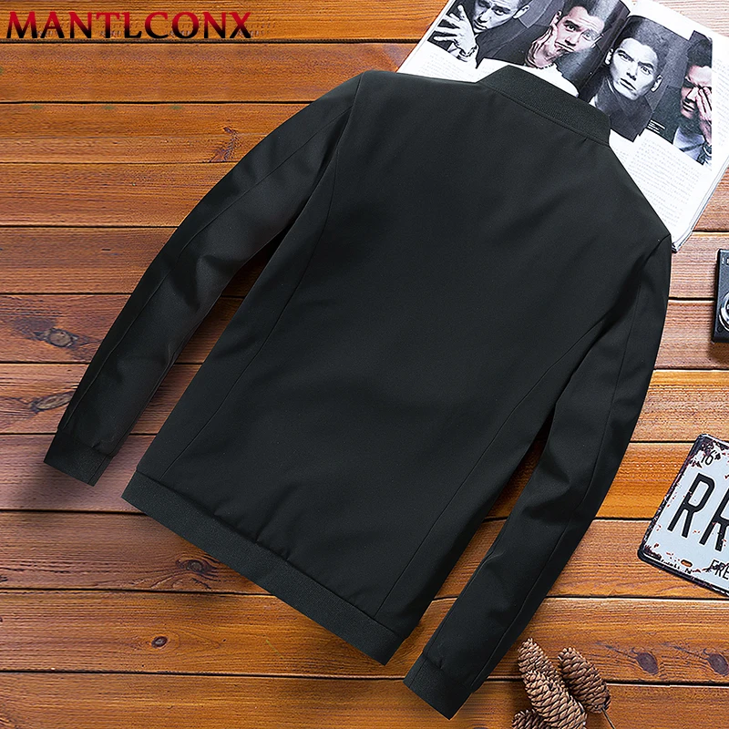 MANTLCONX размера плюс 6XL 7XL 8XL весенняя куртка мужская повседневная тонкая куртка осенние свободные повседневные куртки мужские большие размеры уличная одежда