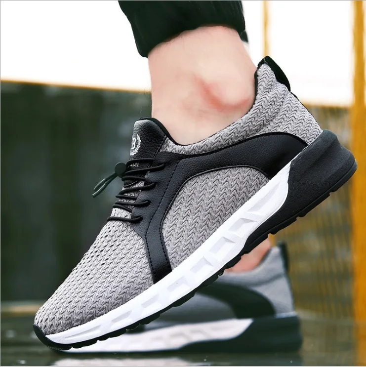 2017 Весна Лето Мужская Обувь Сетки Зашнуровать Повседневная Открытый Восхождение