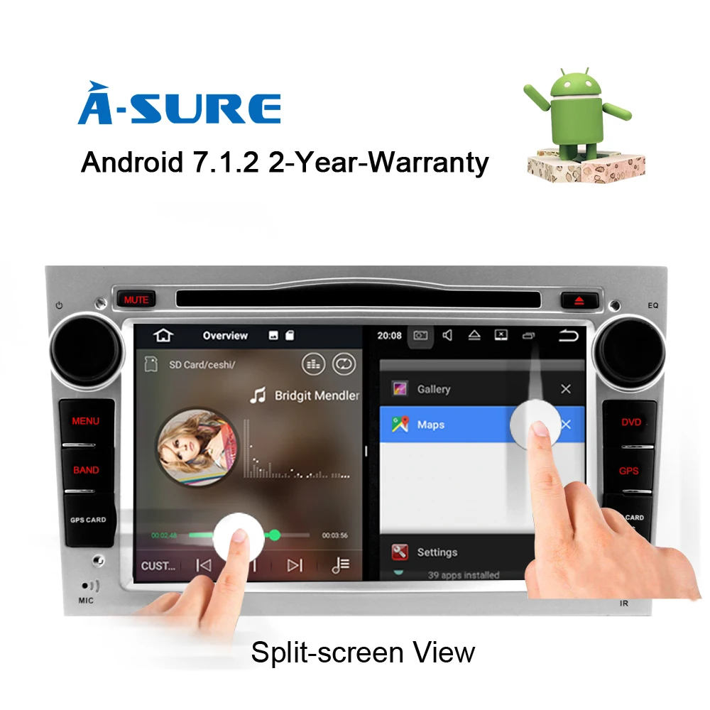 A Sure Android 7 1 Quad процессор DAB + RDS 4G wifi Радио DVD gps для Opel Astra H Corsa Vivaro Meriva Zafira B Omega