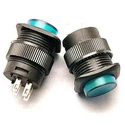 PHISCALE 20pcs кнопочный переключатель R16-504BD 16 мм квадратной формы без блокировки с желтым светом 250 В 3A 4 контакта