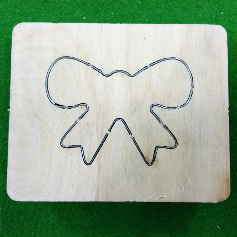 Шарф узел бант рамка Индивидуальные DIY деревянные металлические режущие штампы