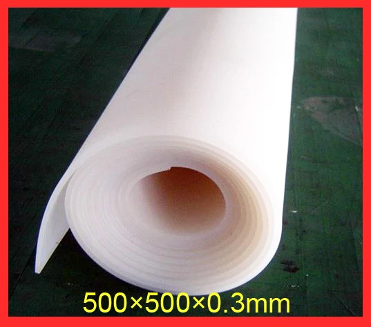 

Сверхтонкий термостойкий лист из силиконовой резины, длина 50 см, ширина 50 см, ремень, 0,3 мм