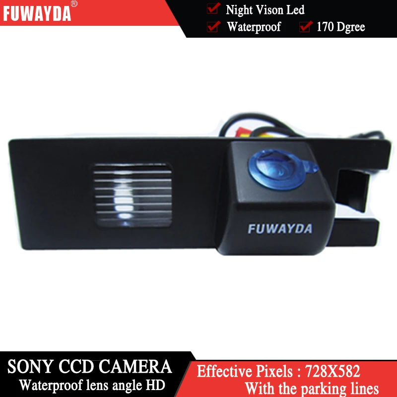 FUWAYDA камера заднего вида автомобиля Цвет обратного SONYCCD/водонепроницаемый/170