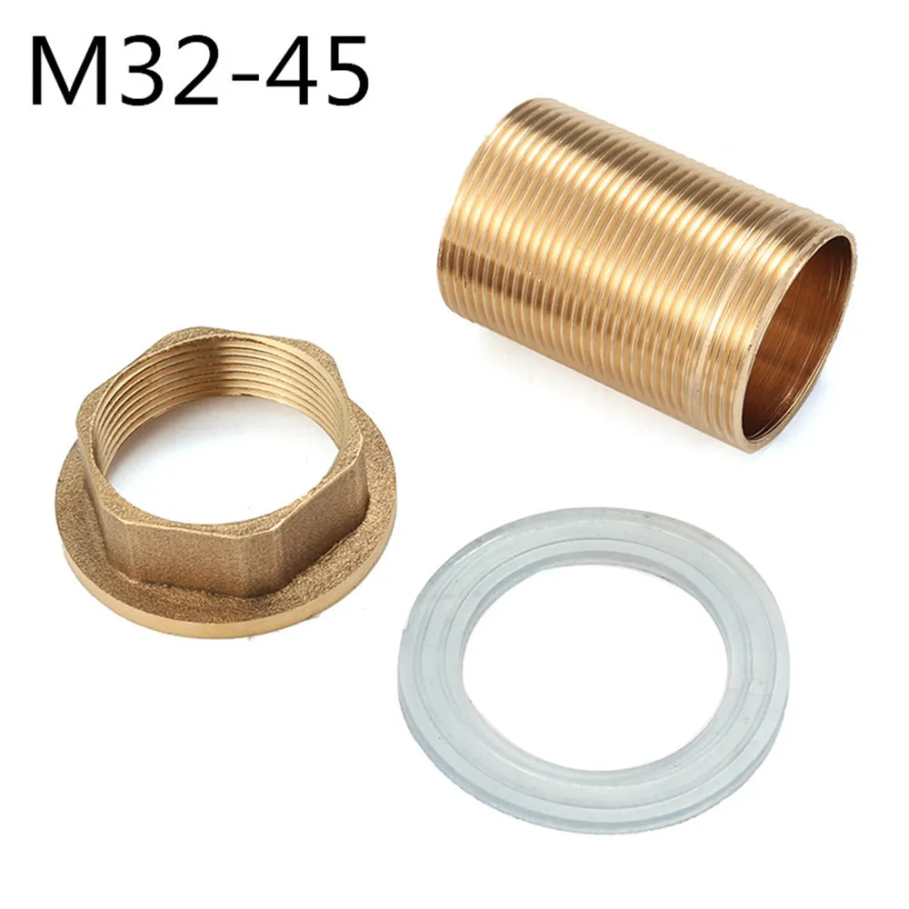 M32-45 Домашний кухонный смеситель для раковины, Ремонтный комплект, кран с резьбой, латунная трубка, гайка, шайба, части, кухонный кран, аксессуары, медь - Цвет: M32-45