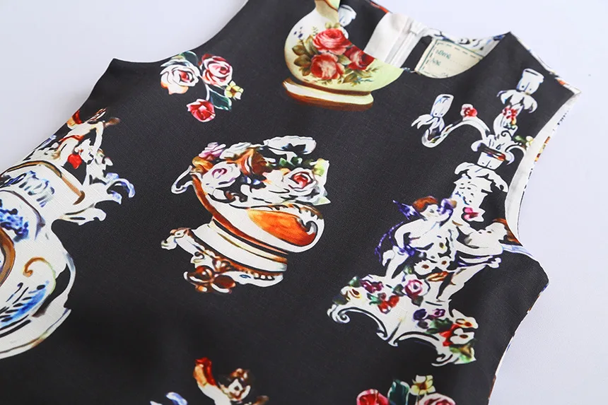 Платье с принтом для маленьких девочек сезон лето оптовая продажа одежда