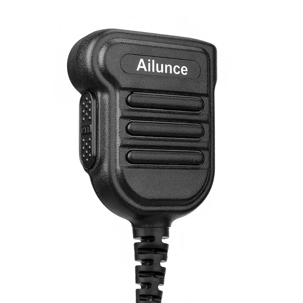 IP55 Динамик микрофон с 3,5 мм разъем для наушников для Ailunce HD1/Retevis RT29/RT87/RT82 Dual Band DMR радио иди и болтай Walkie Talkie