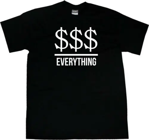 Уличная футболка Kings of NY Money Over Everything Бренд New York NYC Design | Мужская одежда