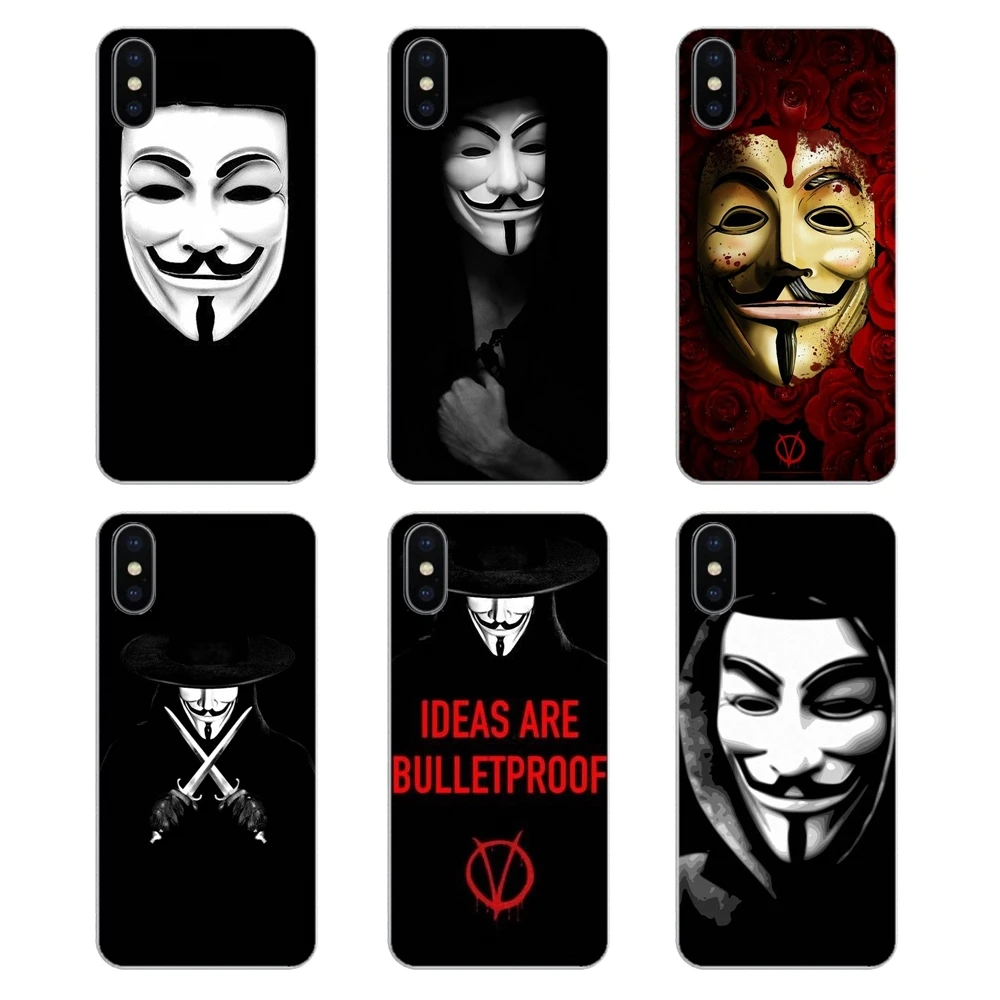 Силиконовый чехол для телефона Guy Fawkes Anonymous Mask V Vendetta Motorola Moto X4 E4 E5 G5 G5S G6 Z Z3 G3 C Play Plus |