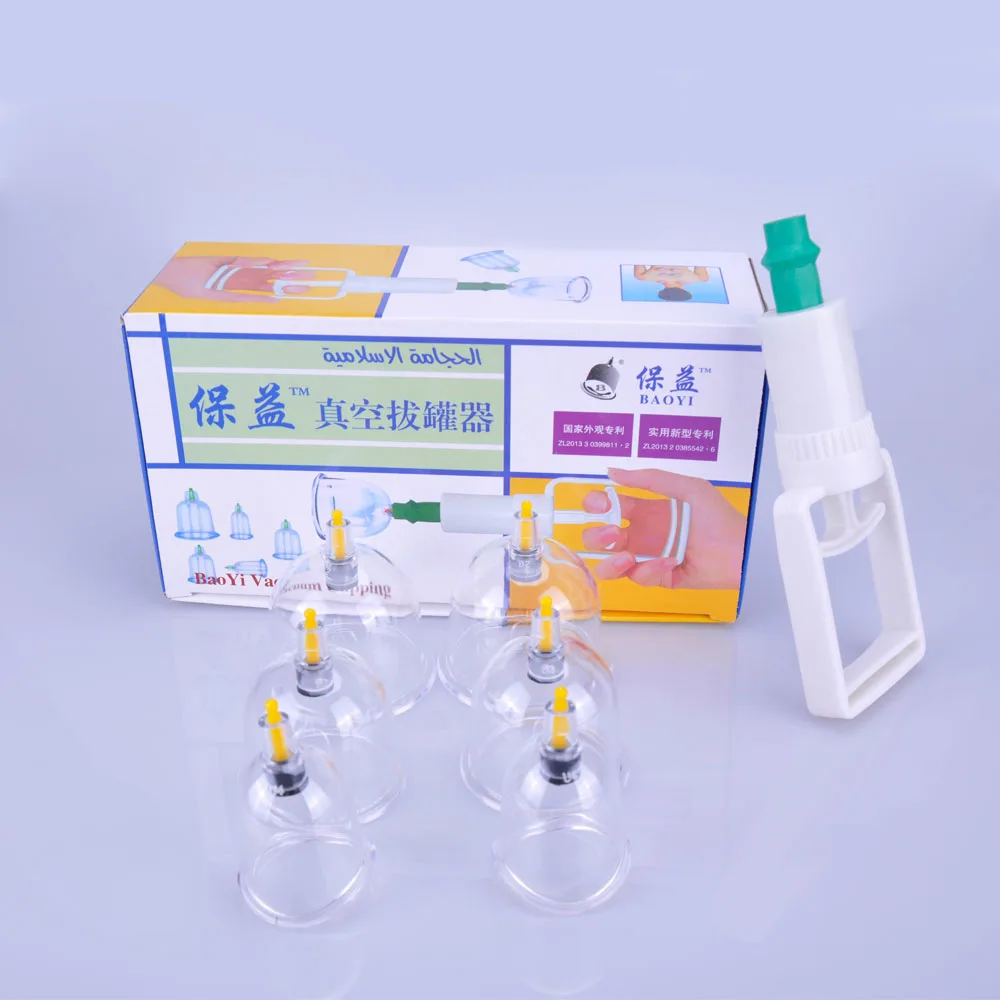 6 шт. банки для массажной терапии|vacuum apparatus|vacuum cuppingcupping kit |