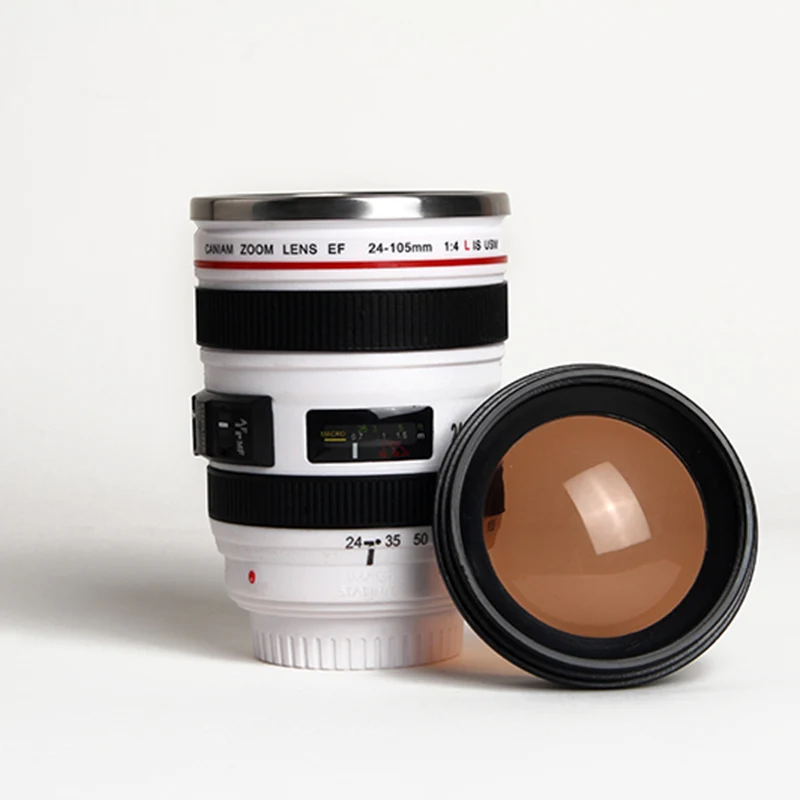 Креативная чашка в форме объектива камеры дорожные чашки для кофе и чая из