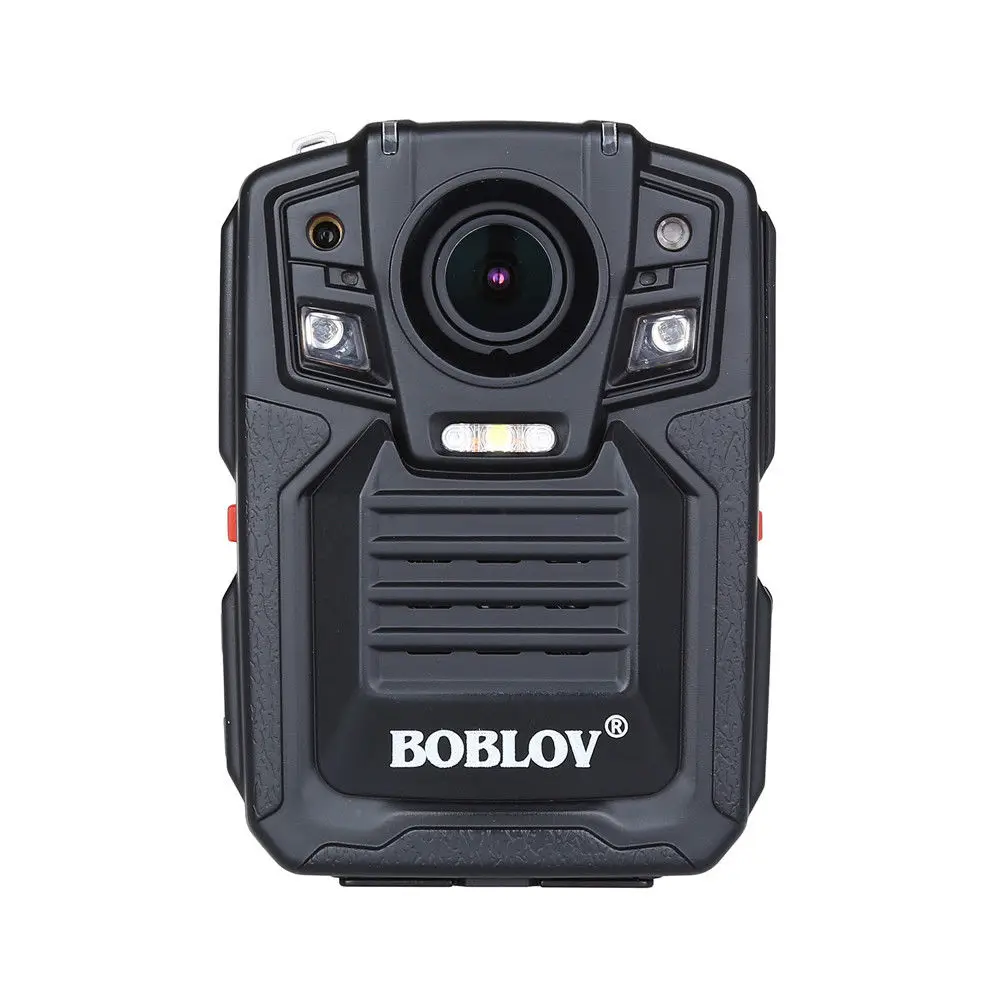 للبيع Boblov HD66-02 2304x1296P 30fps كاميرا فيديو صغيرة Ambarella A7 33MP 32GB مسجل فيديو يمكن ارتداؤها كاميرا يمكن حملها بالجسم كاميرا الشرطة