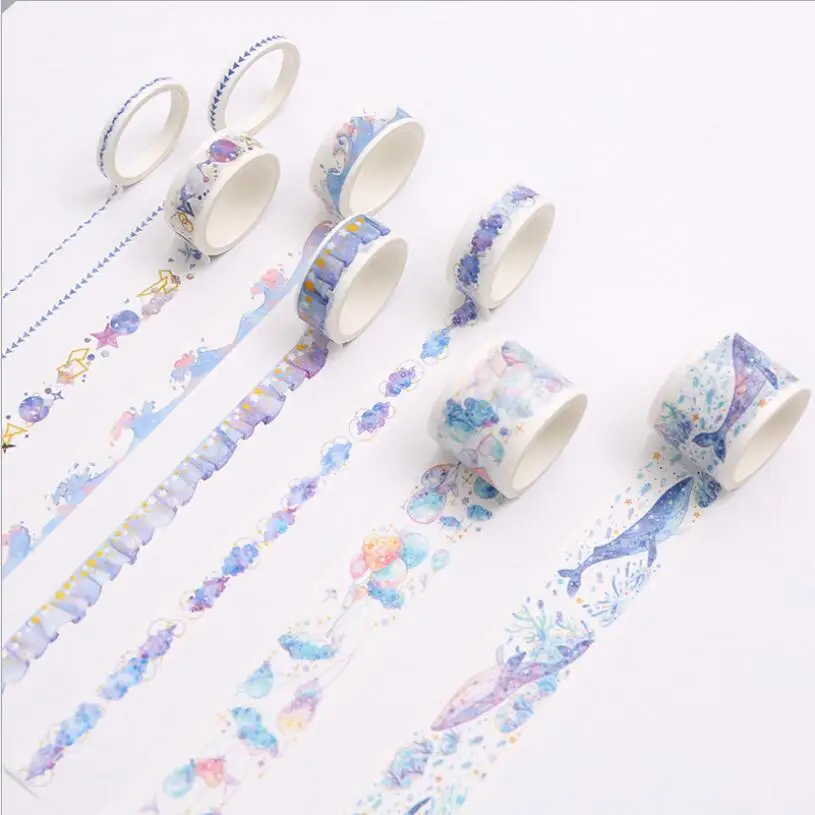 8 шт./лот Ретро Цветы Растения мечта набор декоративного скотча Васи бумага