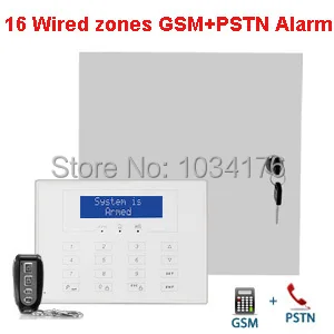 GSM + PSTN проводная и стандартная телефонная линия двойная Проводная система
