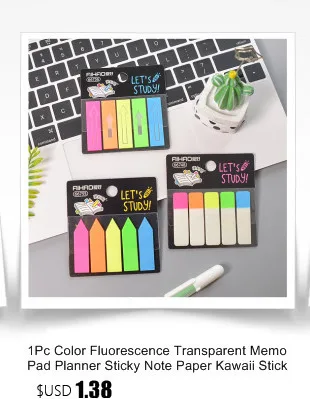 120 страниц цветок растения 6 складной блокнот для заметок N Times Sticky Notes memo закладки для блокнота подарочные канцелярские заметки