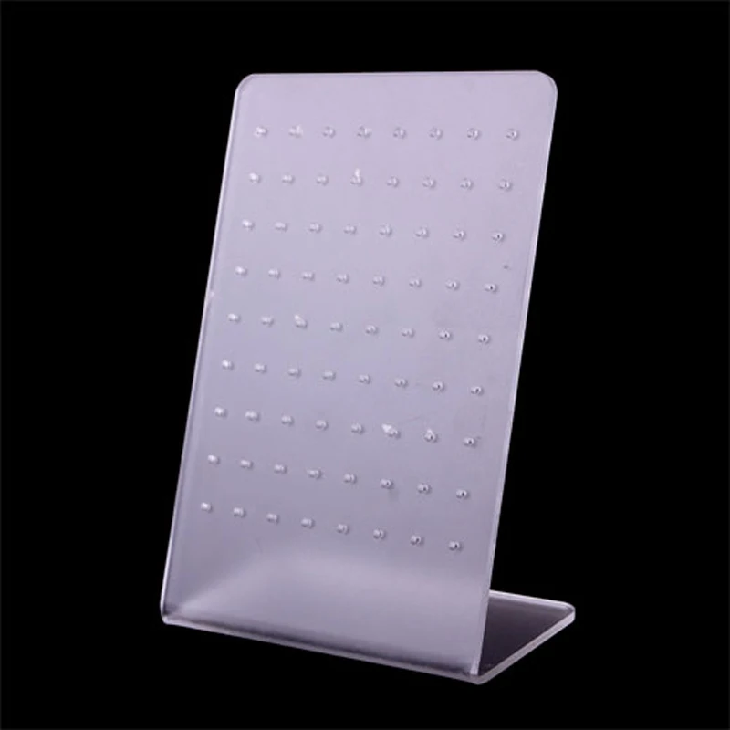 72 Holes Showcase Rack Jewelry Earring Board Holder Ear Studs Display Stand | Украшения и аксессуары