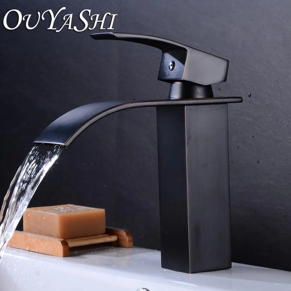 OUYASHI смеситель для ванной комнаты на бортике с одной ручкой одним отверстием