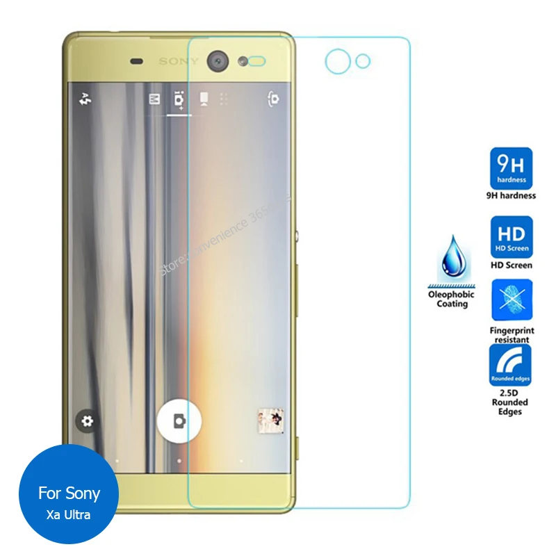 2 шт. защита экрана из закаленного стекла для Sony Xperia Xa 9h Защитная пленка XaUltra F3211 F3212