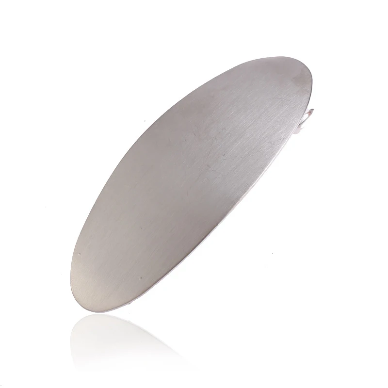 Ellipse Silver Популярные простые золотые металлические заколки для волос для женщин, заколка для волос, заколка для волос, держатель для конского хвоста, аксессуары для волос для девушек, женские - Цвет: Ellipse Silver