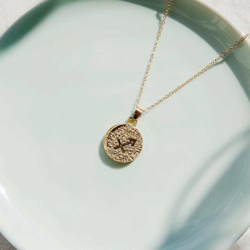1 шт. Знак зодиака ожерелье 12 Созвездие ожерелье s Небесный Keepsake ювелирные изделия Дева Телец Leo Близнецы Bijoux Femme Мода