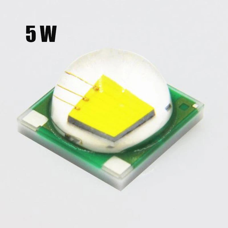 5 штук 5 Вт 10 Вт светодиодный Диод SMD5050 заменить Q5 T6 U2 высокое Мощность светодиодный для светодиодный фонарик Запчасти DIY светодиодный аксессуары