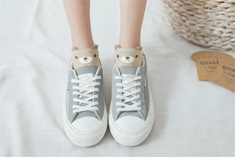 5 пар/лот модные новые женские милые забавные носки с принтом кошек повседневные