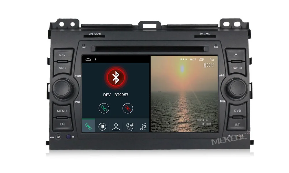 Новое поступление! Mekede android 9,1 Автомобильная Мультимедийная система для Toyota Prado 120 2004-2009 с 2 Гб+ 32 ГБ gps навигация радио плеер