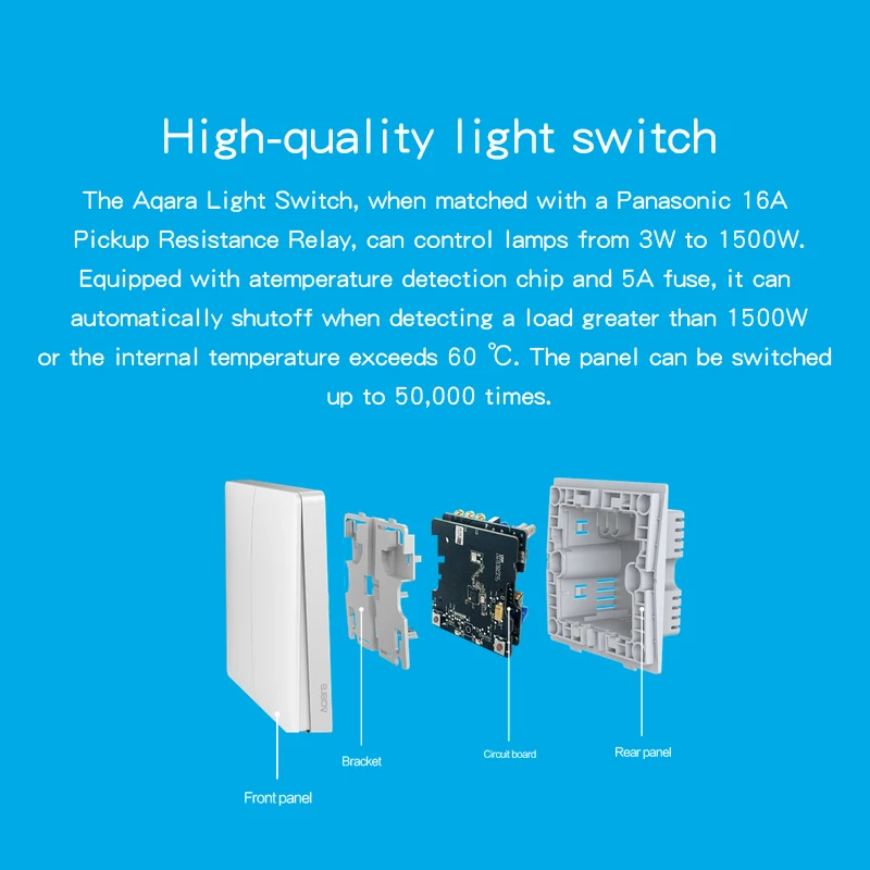 Xiaomi переключатель aqara умный светильник ZiGBee wifi беспроводной настенный переключатель через смартфон удаленный умный дом работа с приложением mijia