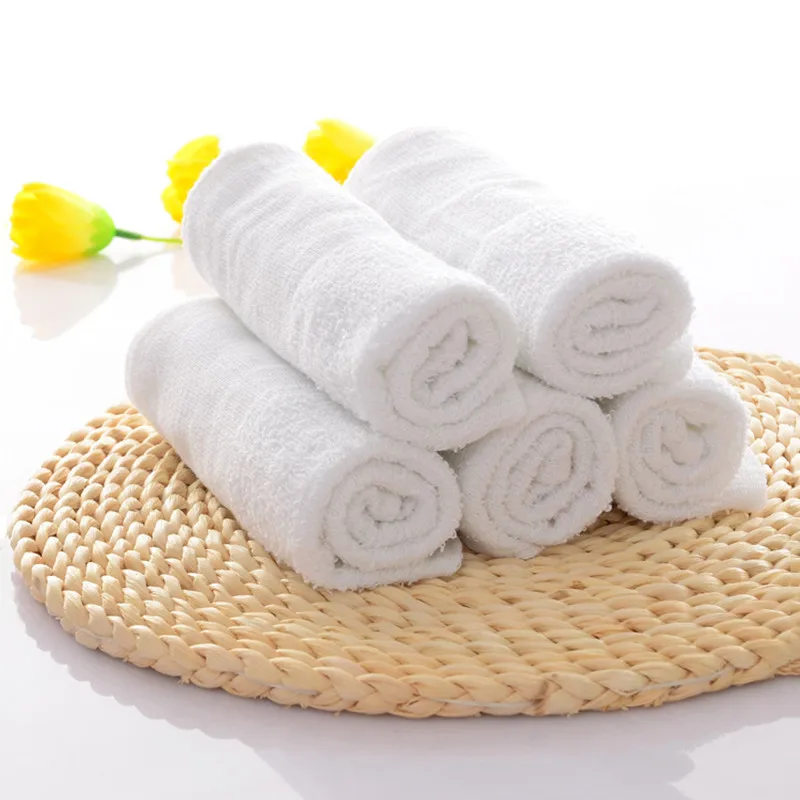 New 32x68cm White Towel Disposable Hotel Supplies Soft Washcloth Facial Cleansing Drying Bath Beach Home Textile | Дом и сад