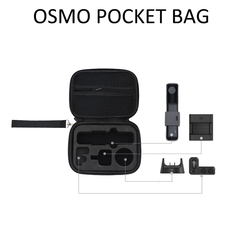 Новое поступление DJI OSMO Карманный карданный шарнир аксессуары портативный мини чехол для переноски EVA коробка сумка для хранения OSMO Карманный ручной карданный мешок