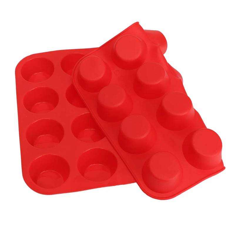 Новый 24 Полости Силиконовой Мыло Мини-Булочки Кубок Печенье Формы Для Выпечки