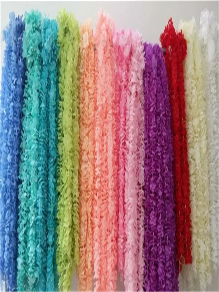 

100Pcs/lot 39Inch Artificial White cattleya orchids strings wedding silk flower floral arrangement wedding props supplies