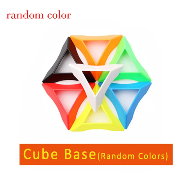 1pcs Random color Qiyi магический куб, классические игрушки, 3x3x3 Стикеры блок Скорость куб, разноцветная, обучающая образовательная головоломка, Cubo Magico, Обучающие игрушки куб - Цвет: 1pcs Random color