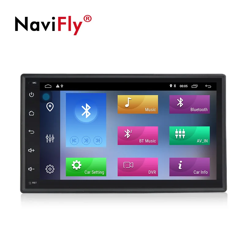 NaviFly 32G rom Android 9,1 автомобильный fm-радио USB кассета для Nissan Toyota peugeot KIA Автомобильный мультимедийный с wifi 4G SWC RDS BT DVR