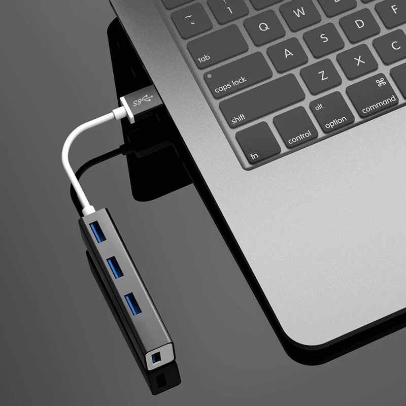 Biaze 4 порта мини USB концентратор 3 0 высокоскоростной разветвитель 5 Гбит/с GL3520 для