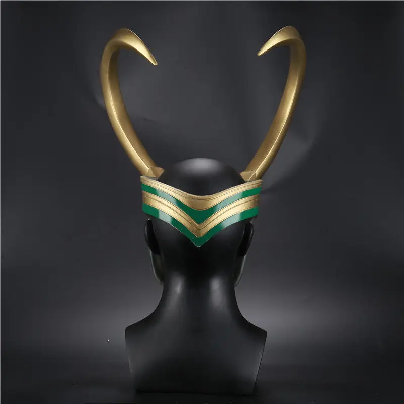 2019 высокое качество фильм ТОР 3 Ragnarok Локи лауфейсон косплей аксессуары ПВХ маска