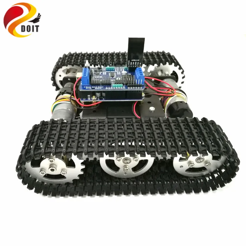 Умный танк с Wi-Fi управлением машина гусеничный робот Competition совместим Arduino UNO |