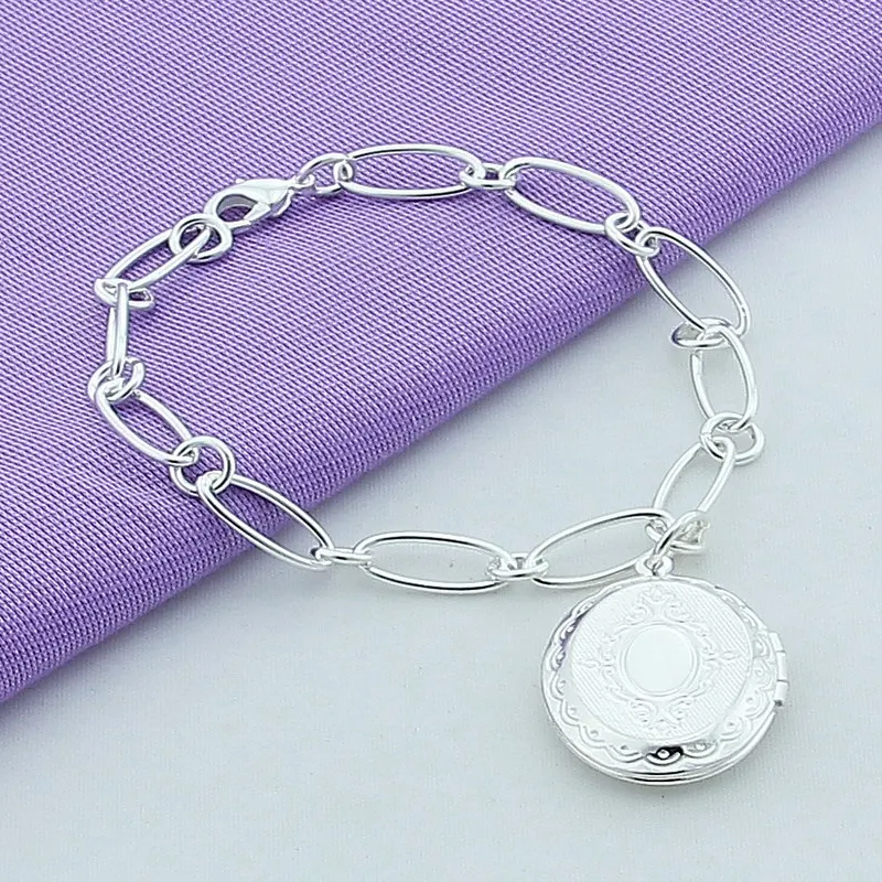 Лидер продаж ювелирные изделия из стерлингового серебра 925 пробы браслет с