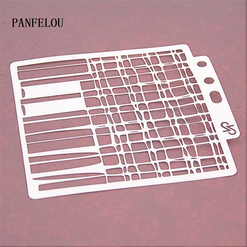 Трафареты для скрапбукинга The Line network Пластиковая форма сделай сам полые