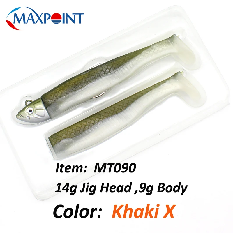Khaki 090 9 см мягкие рыболовные приманки гольян приманка для морской воды рок рыба Seabass Swimbait 24 г Техасский рыболовный джиг-приманка голова лимонного цвета - Цвет: Khaki 090