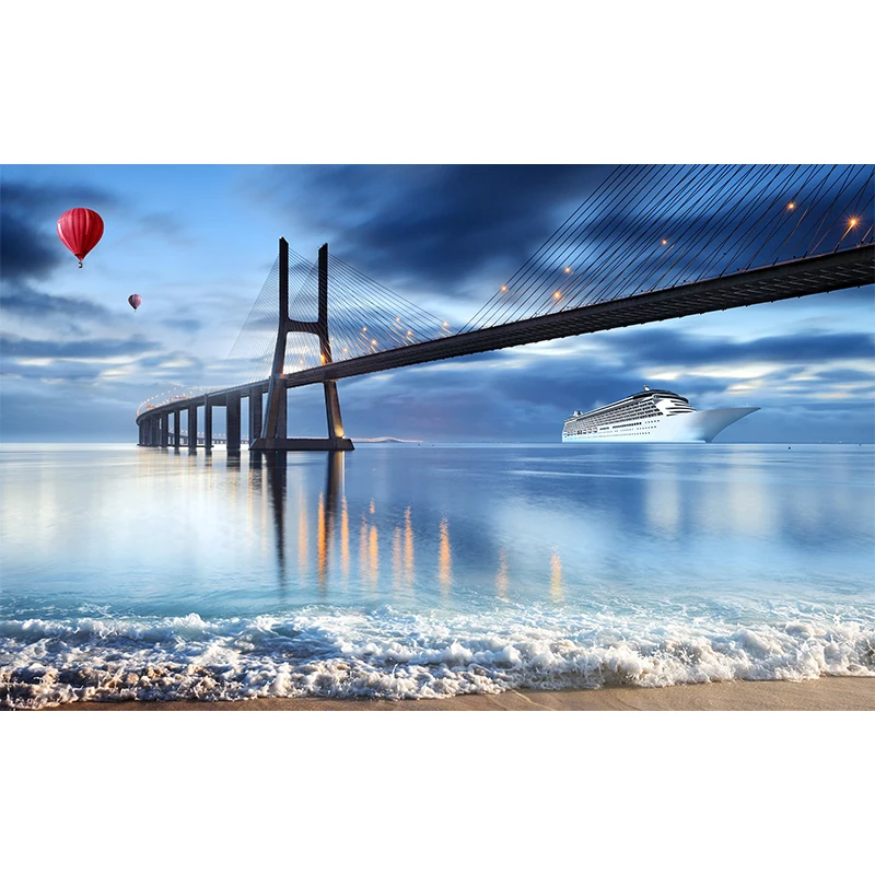 

Wallpapers Youman custom photo 3 d wallpaper wall murals living room home decor wood wallpaper 3d City building mural wallpapers
