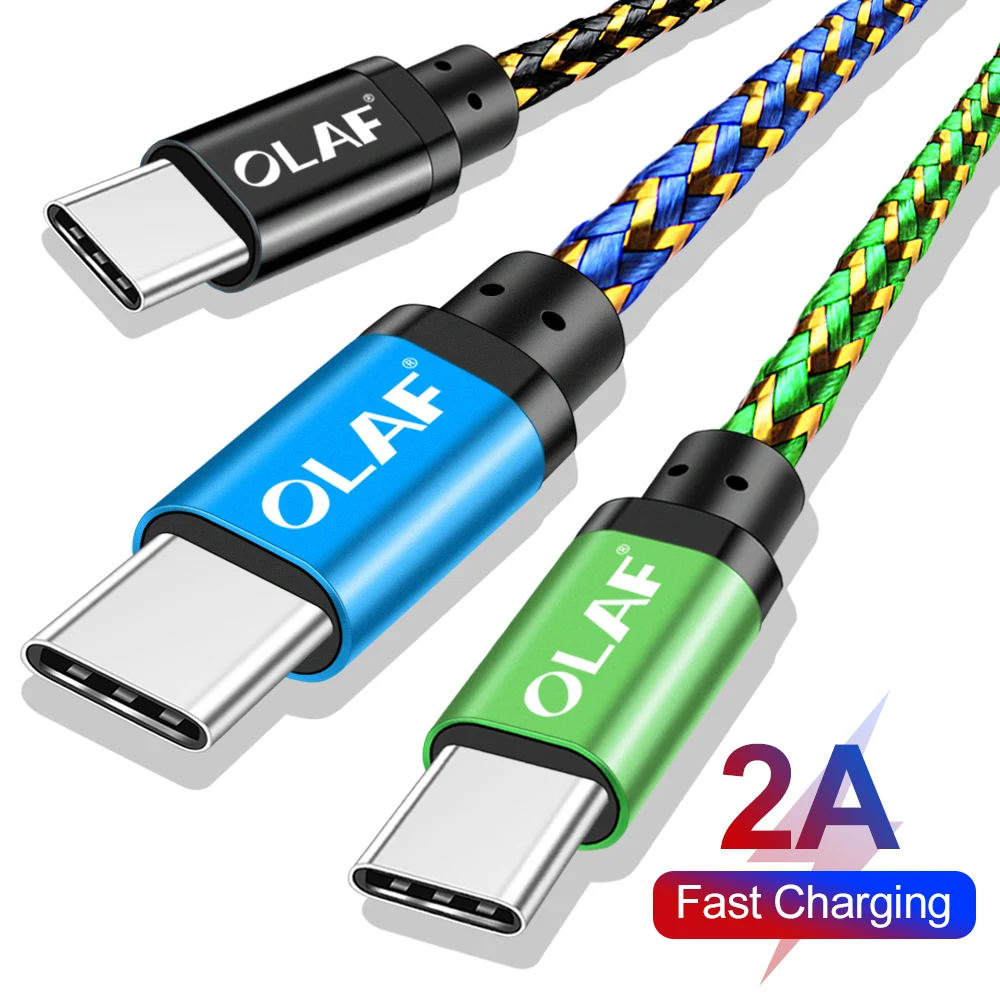 Кабель OLAF USB Type C для Xiaomi Redmi Note 7 мобильный телефон с функцией быстрой зарядки