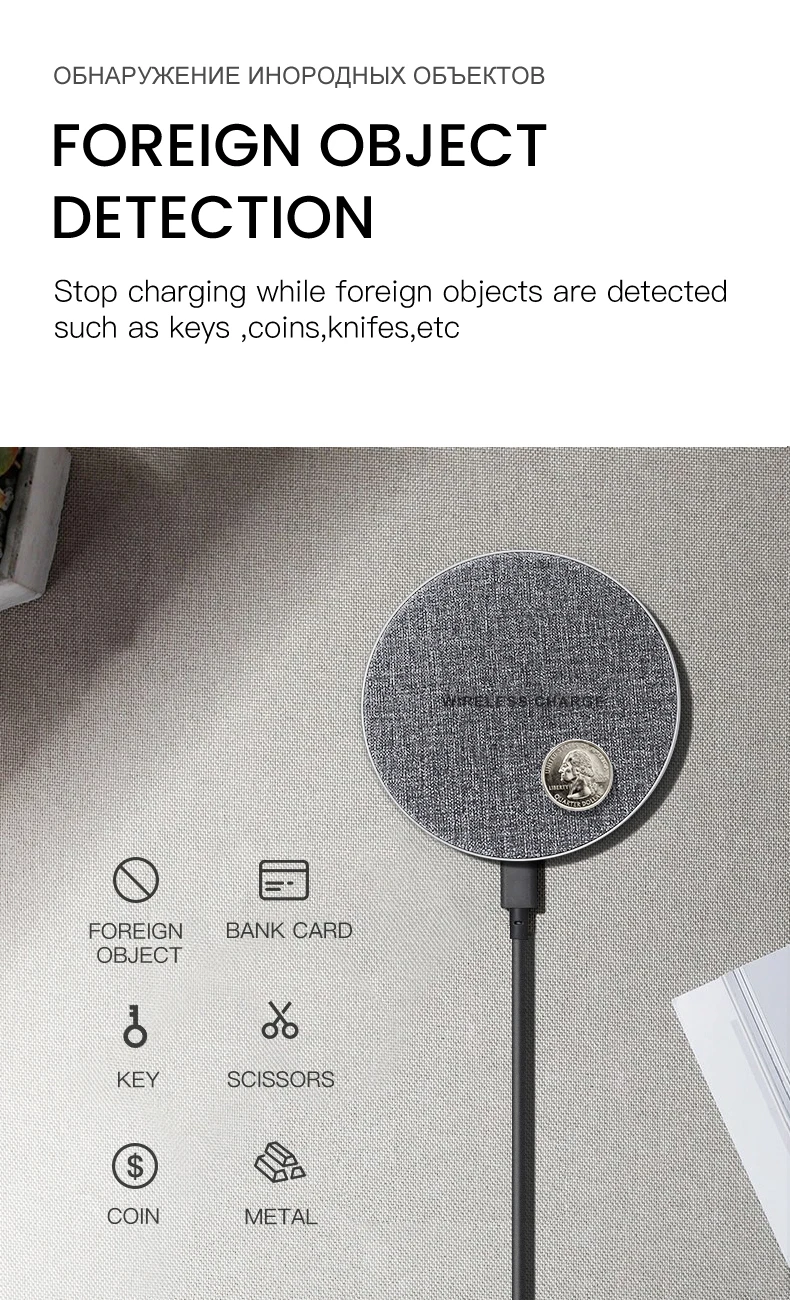IONCT Qi Беспроводное зарядное устройство для samsung iPhone 8 X Xs XR Xiaomi huawei Быстрая зарядка беспроводной для USB телефона зарядное устройство Pad