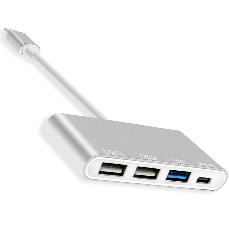 4 в 1 USB концентратор для MacBook pro ноутбуков планшетов и ПК|USB-хабы| |