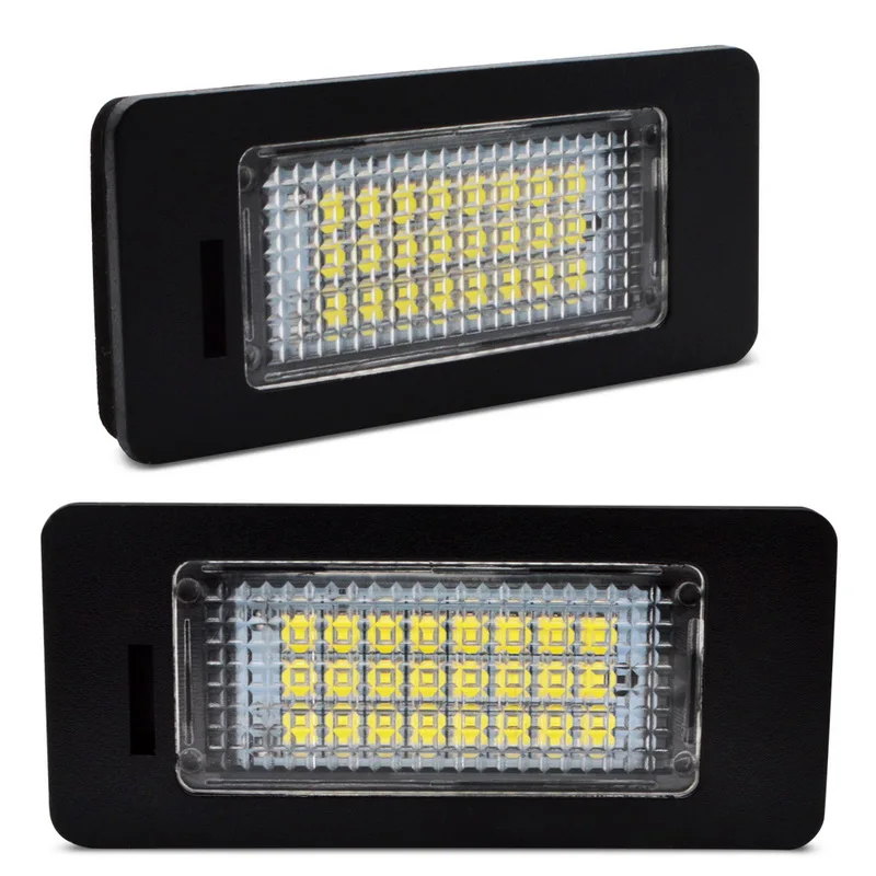 Safego 2 шт. 3W светодиодный номерного знака светильник 24 SMD 2835 Авто Чемодан подсветка